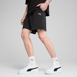 WARDROBE ESSENTIALS Men's Relaxed 7" Shorts, PUMA Black, extralarge